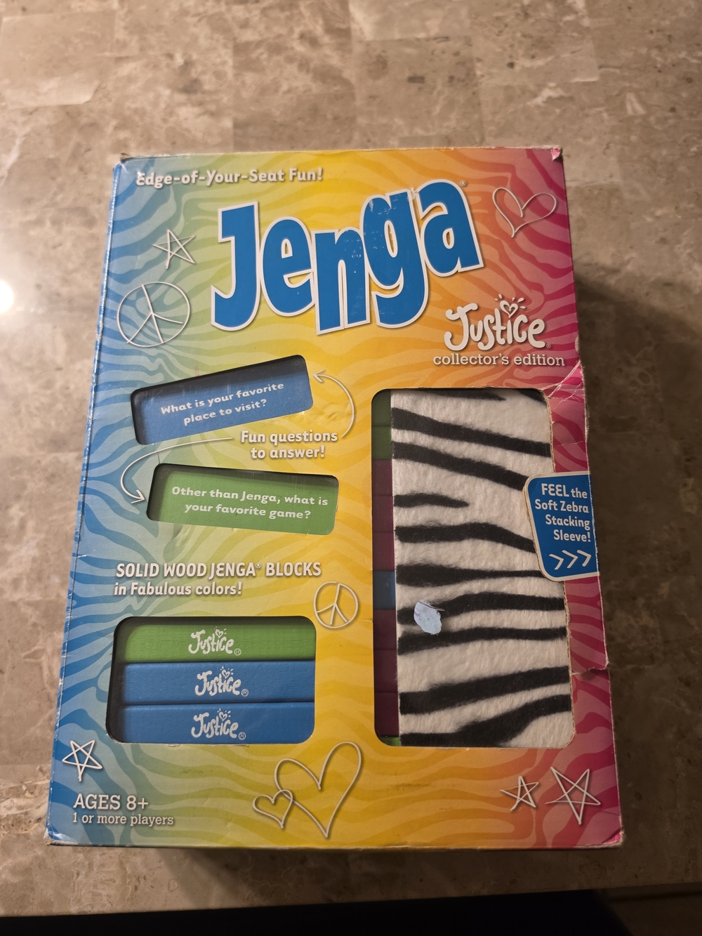 Jenga Justice Collector's Edition Kids Game - Multicolor
